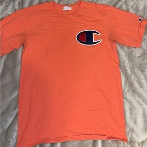 salmon/pink champion t shirt